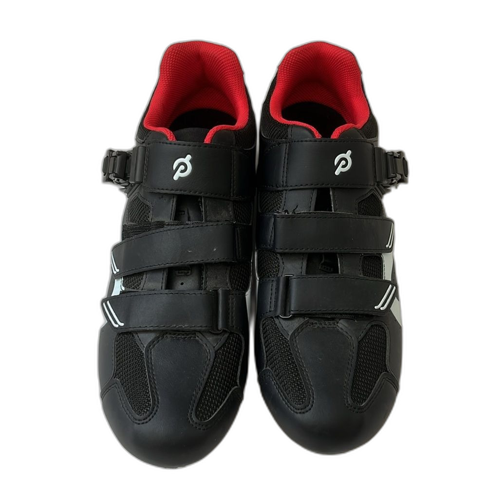 Peloton Clip In Cycling Biking Shoes Black and Red Size Men's EU 47 US 13